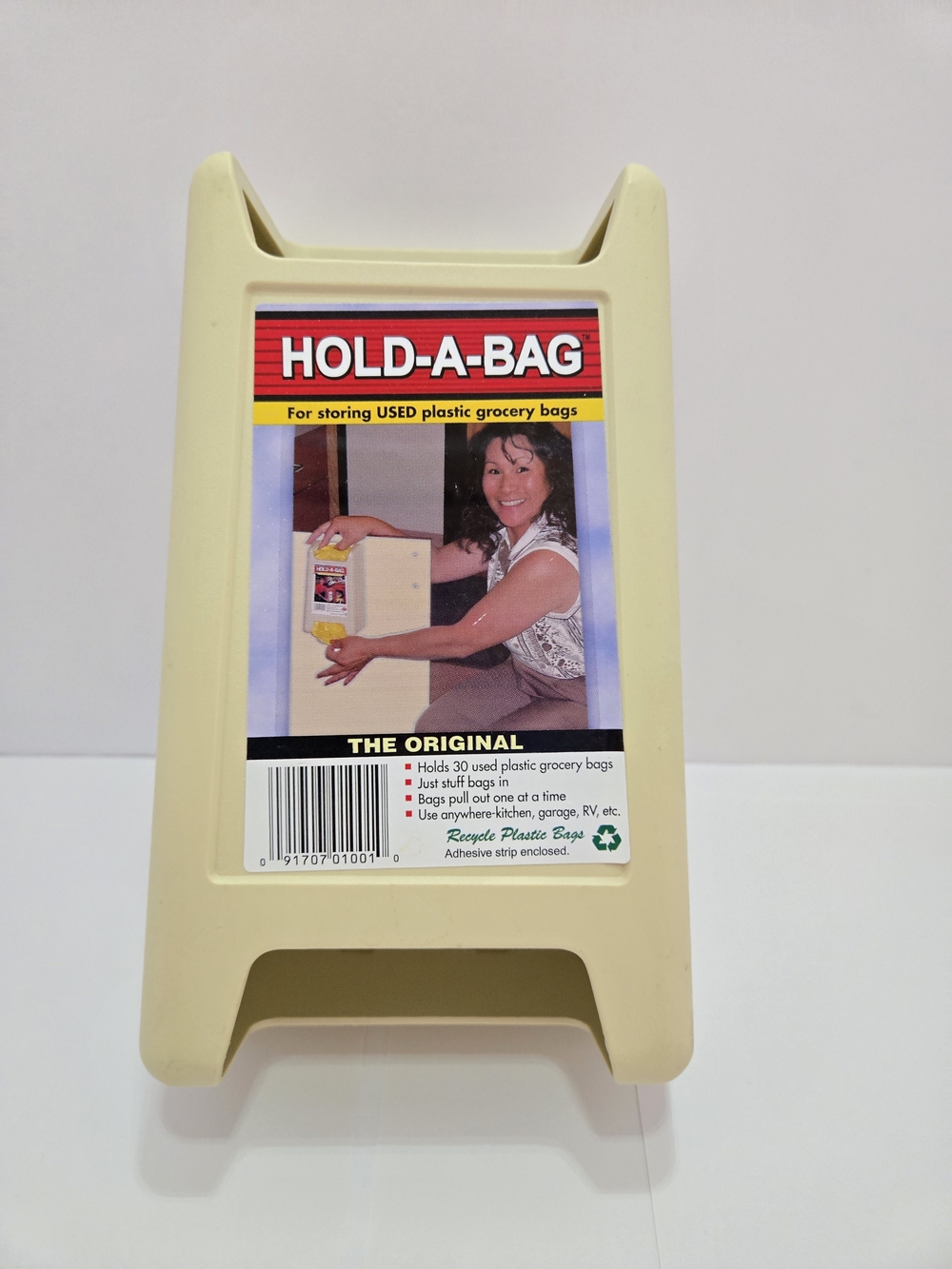 HOLD-A-BAG Plastic Grocery Bag Holder